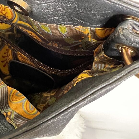 Imoshion | BOHO Purse | Crossbody | Fringe | Black | Small | Rhinestone Trim - Picture 4 of 10